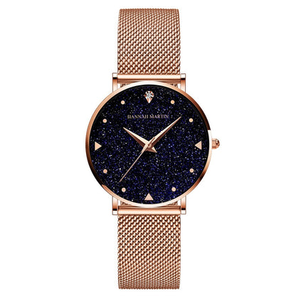 Women's Waterproof Starry Simple Quartz Watch