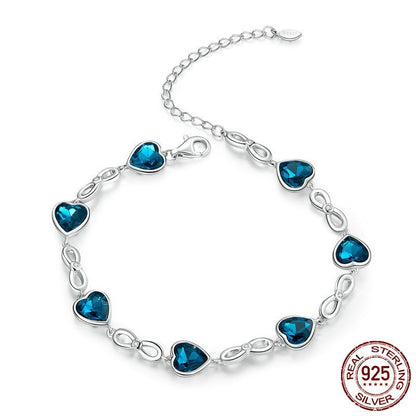 S925 European And American Ladies Silver Bracelet