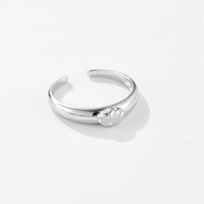 Personalized Minimalist And Versatile S925 Sterling Silver Ring