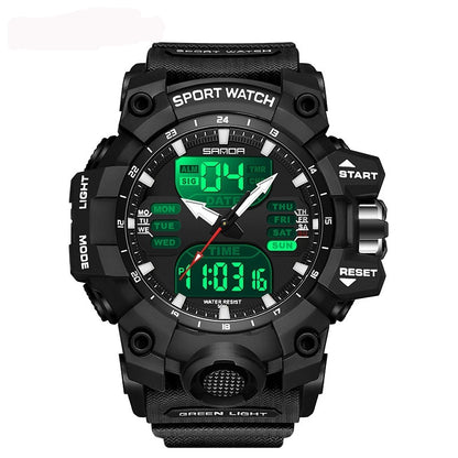 Multifunctional Men's Fashion Korean Style Waterproof Shockproof Transparent Watch