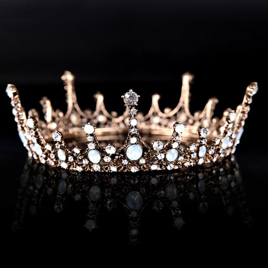 Silver Rhinestone Crown Wedding Accessories Headband