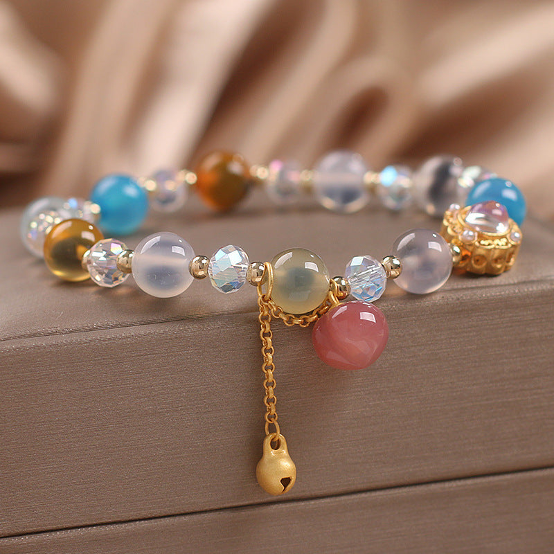 Women's Heart Agate Bracelet National Fashion Ethnic Style