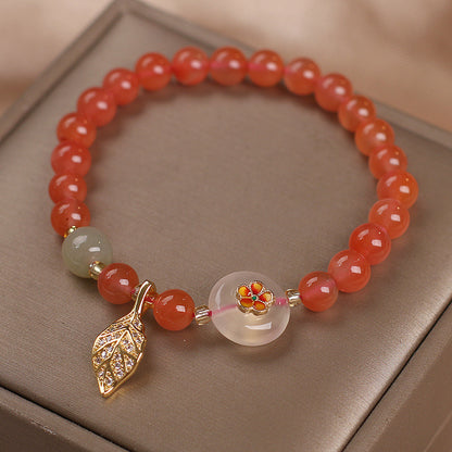 Original Design Yanyuan Agate Bracelet Female Ethnic Style