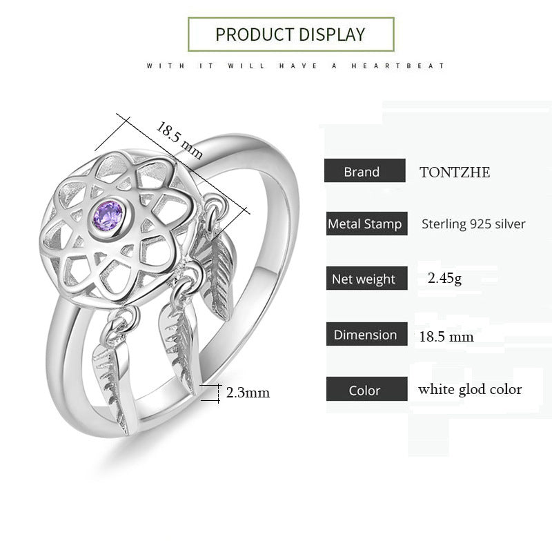 Ornament Fashion Simple Dream Catcher Ring