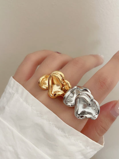 Exaggerated Western Texture Index Finger Ring