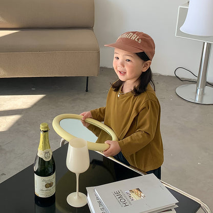 Baby Girl Western Style Long-sleeved Bottoming Shirt T-shirt Top