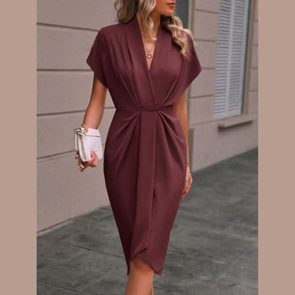 European And American Fashion Pleated Dress