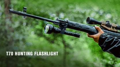 Trustfire T70 Hunting Flashlight 18650 2300lm LED Torch Ultra Powerful Rechargeable Light Tactical Camping Lamp