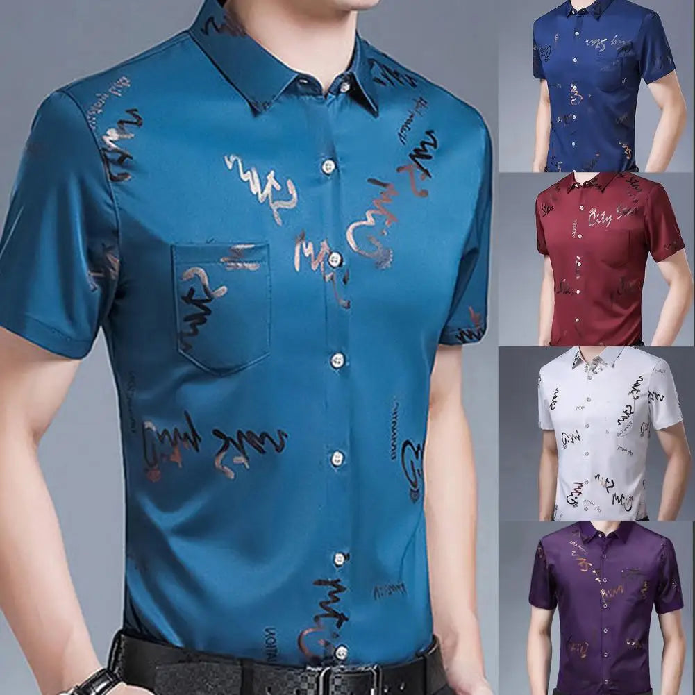 Men Summer Business Shirt