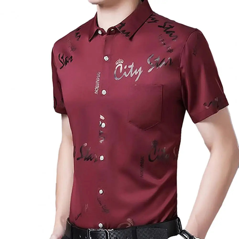 Men Summer Business Shirt