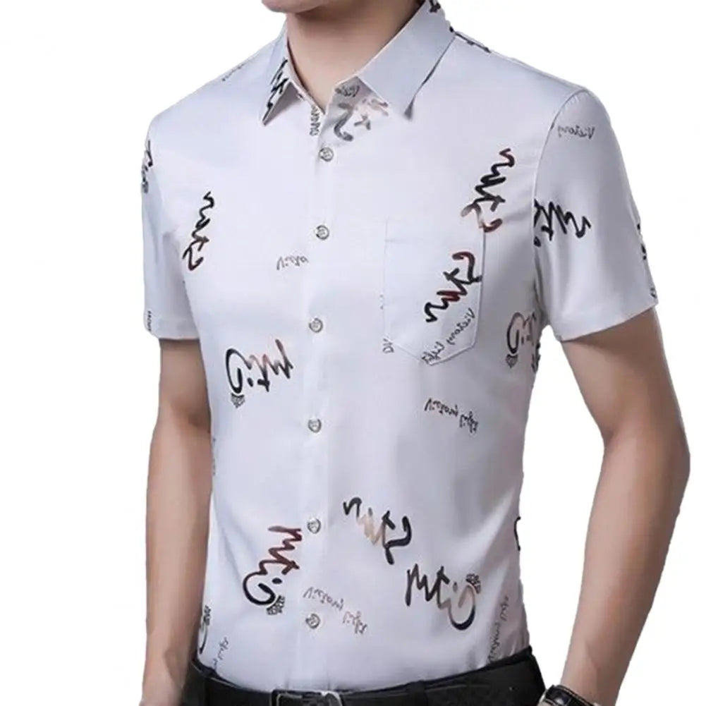 Men Summer Business Shirt