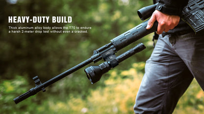 Trustfire T70 Hunting Flashlight 18650 2300lm LED Torch Ultra Powerful Rechargeable Light Tactical Camping Lamp