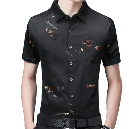 Men Summer Business Shirt