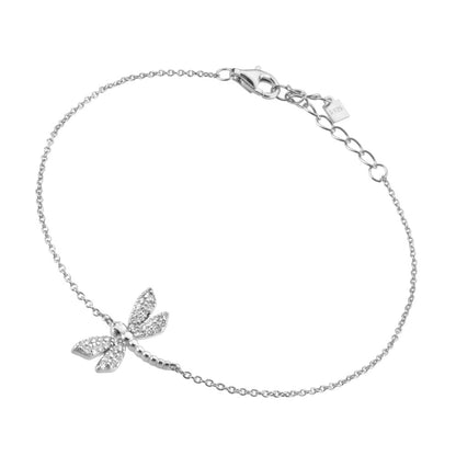 S925 Sterling Silver Bee Butterfly Bracelet