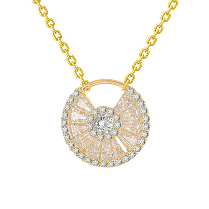 Circle Necklace For Women Light Luxury Minority