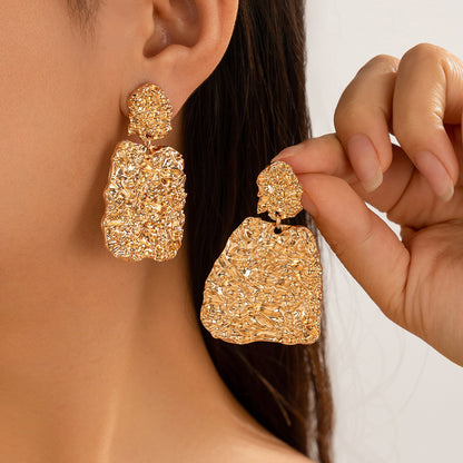 Irregular Scallop Earrings For Women Exaggerated