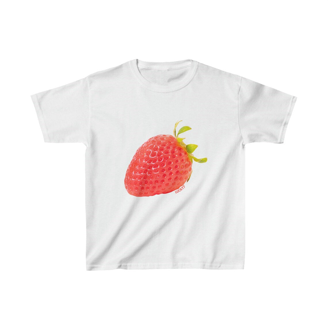 Women's Summer Lemon Strawberry Printed Short-sleeved Top T-shirt