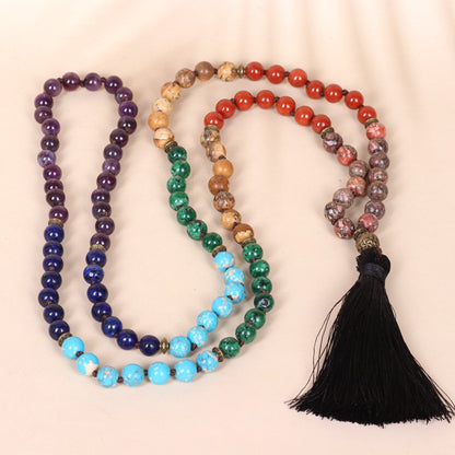 7 Colors 8mm Colorful Necklace