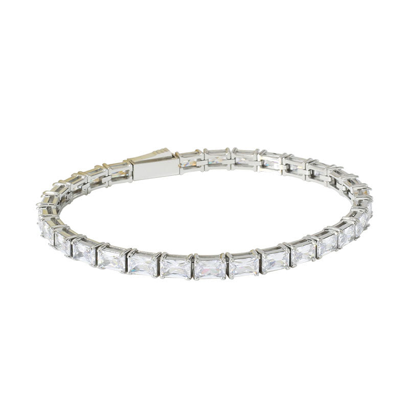 Bracelet Titanium Steel Full Diamond Does Not Fade