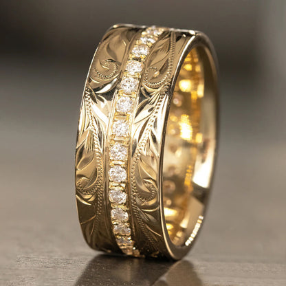 Fashion Men's And Women's Rings Wheat Fashion