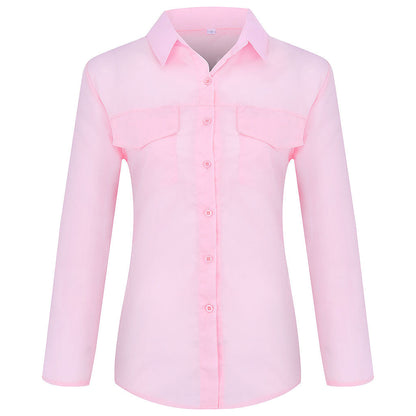 Women's Shirt Lapel Long Sleeve