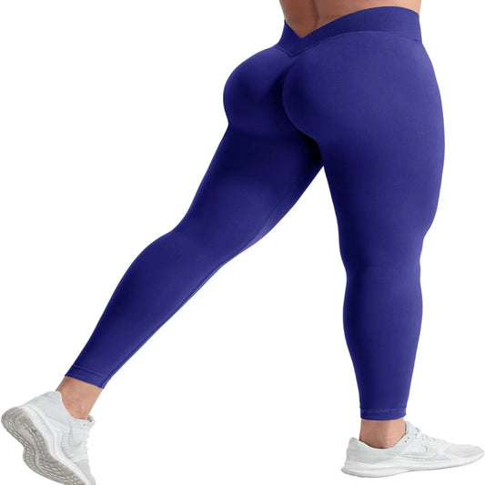 Stylish Black High Waisted Seamless Gym Yoga Leggings