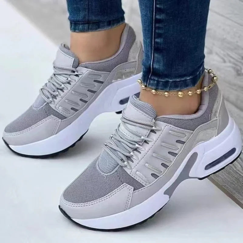 Fashion Woman Vulcanize Platform Casual Sneakers