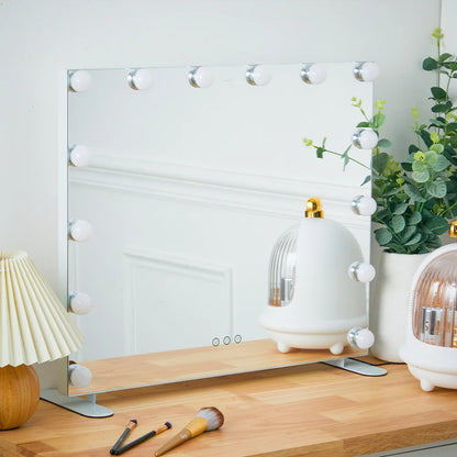 LED Dimmable Bulbs Vanity Mirror for Bedroom