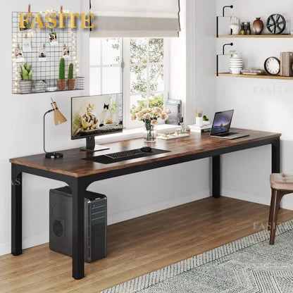 78.7 Inches Extra Long Computer Desk 2 Person Desk, Double Long Desk, Workstaion For Home Office