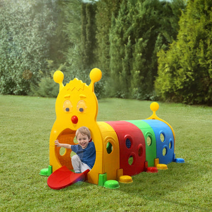 Caterpillar Crawl and Climb Tunnel for Kids Indoors Outdoors Use