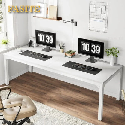 78.7 Inches Extra Long Computer Desk 2 Person Desk, Double Long Desk, Workstaion For Home Office