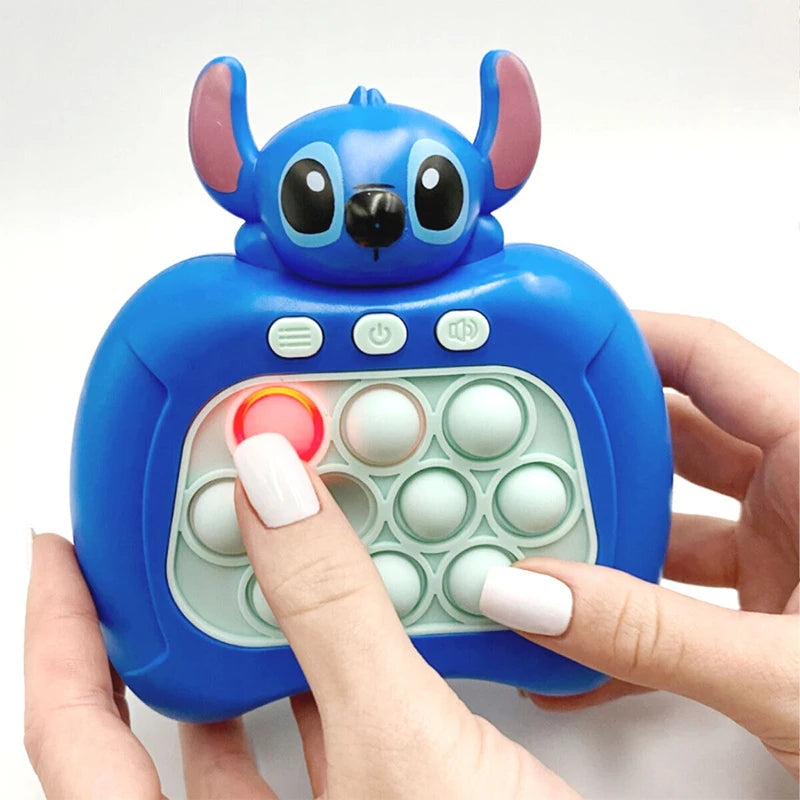 Pop It Push Game Lilo& Controller Bubble Whack Mole Sensory Toy Kids Gift