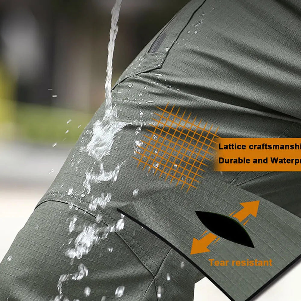 Men's Cargo Pants Classic Outdoor Hiking Trekking Pants Camouflage Military Style