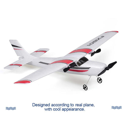 FX801 RC Aircraft Airplane 2.4GHz 2CH RC Airplane Aircraft Outdoor Flight Toys for Kids Boys Remote Intelligent Device