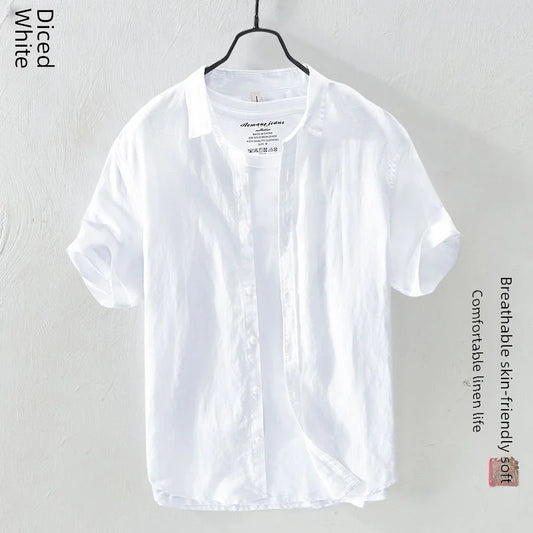 Thin Ice Silk Linen Shirts