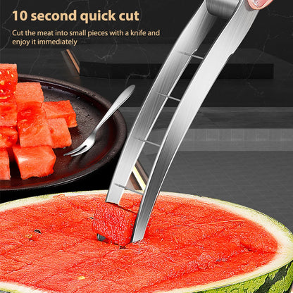 Safe Watermelon Fruit Knives 304 Stainless Steel Fruit Cutter Cut Watermelon Into Cubes Knife Kitchen Gadgets Useful Tool