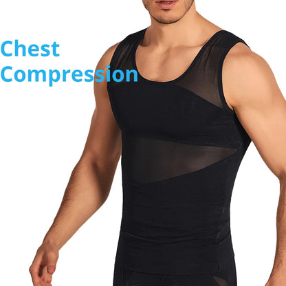 Men's Body Shaper Waist Trainer Slimming Vest