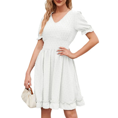 Elegant Bodycon Sexy Cotton Women'S Dress