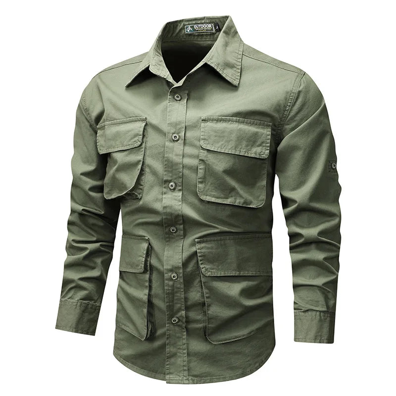 Multi Pockets Cargo Shirts