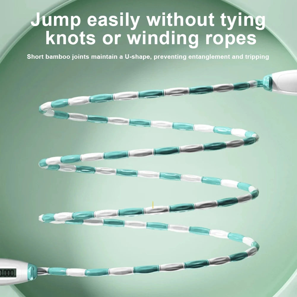 Adjustable Length Counting Jumping Rope Crossfit Speed Jumping Rope Exercise Skipping Rope for Men Women Kids Workout Equipments