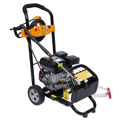 7.5Hp High Pressure Gasoline Washing Machine Petrol Pressure Washer with Gun Hose Nozzles Ohv 420CC 2465 Psi /170 Bar
