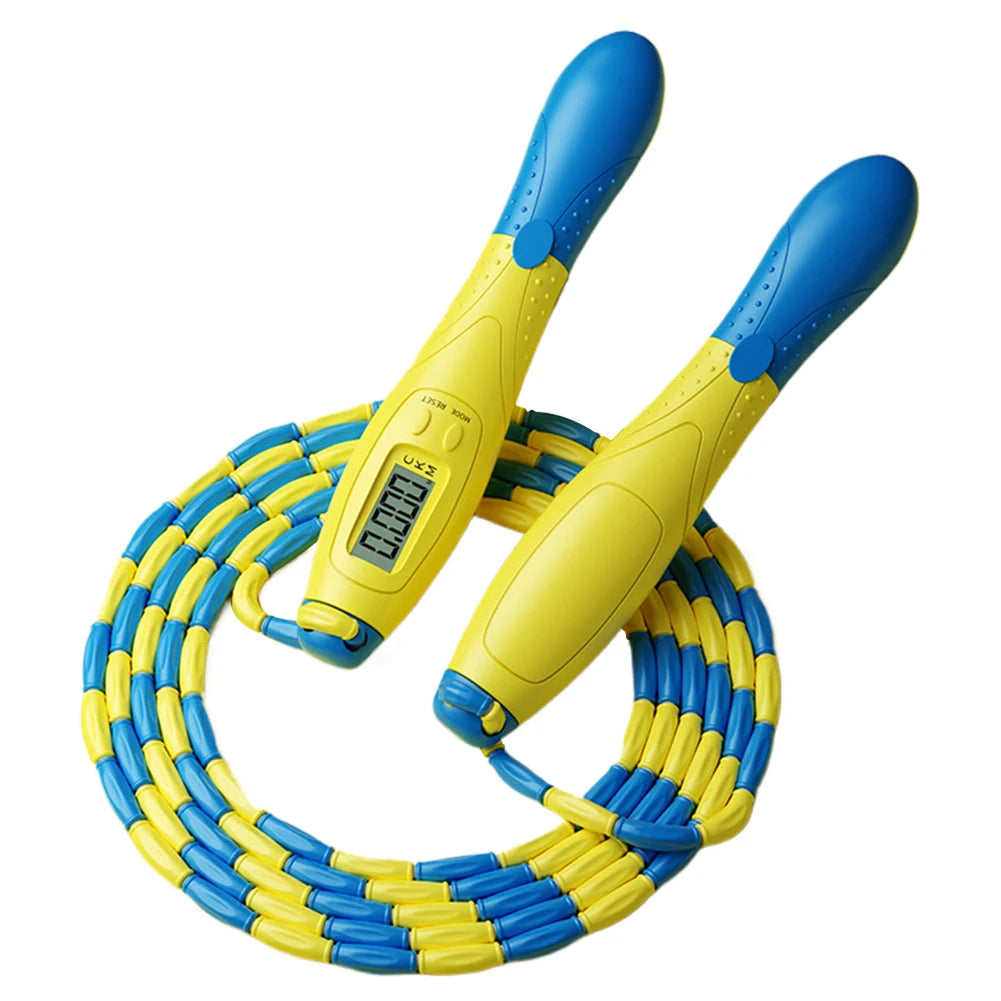 Adjustable Length Counting Jumping Rope Crossfit Speed Jumping Rope Exercise Skipping Rope for Men Women Kids Workout Equipments