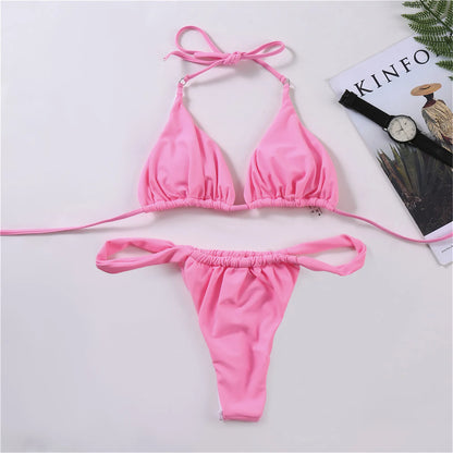 Pink Swimsuit Bikini for Women