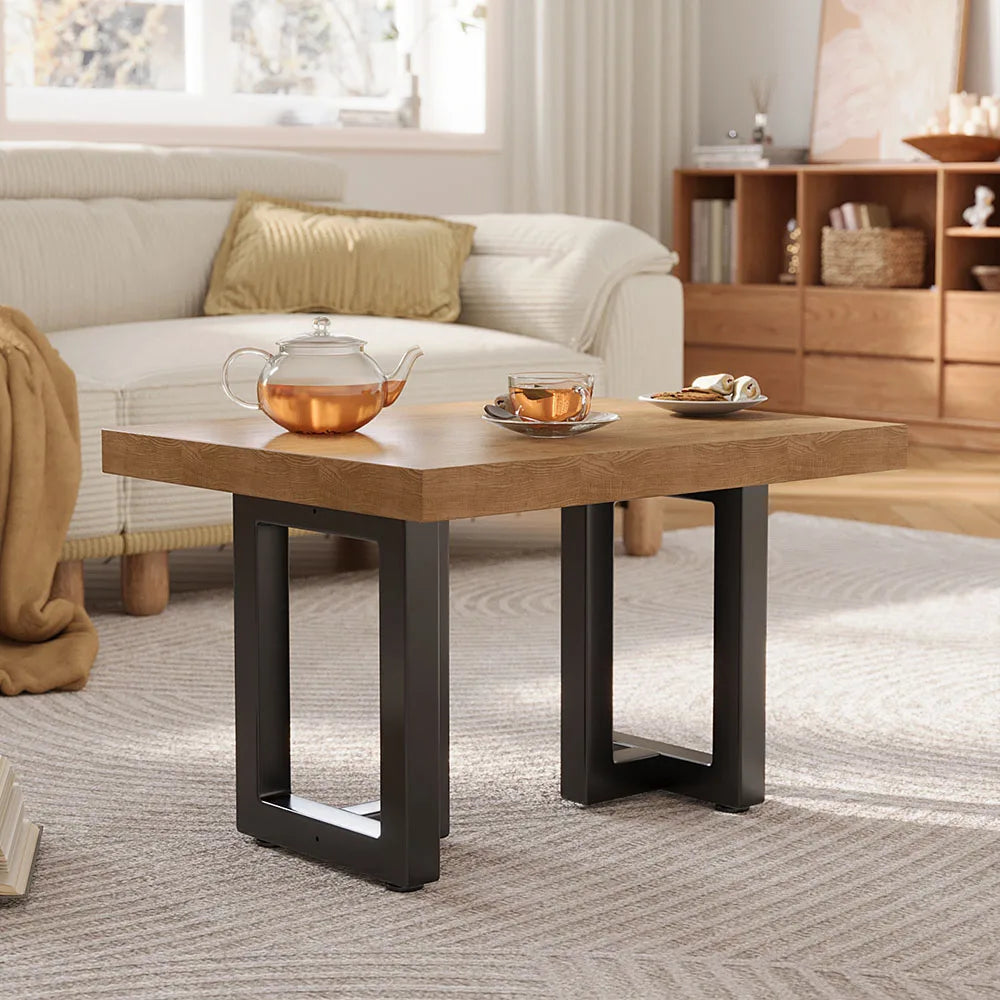 Livingandhome Height Metal Table Legs Furniture Accessories Anti-slip Black Iron Table Leg Round Metal Table Legs