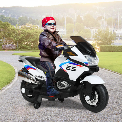 DORTALA Kids Ride On Motorcycle 12V Electric Battery Powered Ride On Bike w/ LED Lights