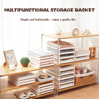 T Shirt Folder Board Wardrobe Cloth Stackable Organizer Easy Tray Folding Plastic Storage Rack Home Storage Tool Divider Holder