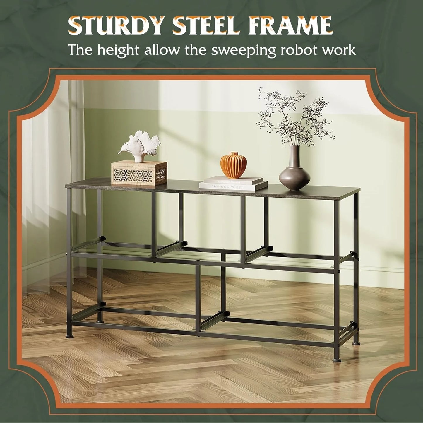 Chest of Drawers,5 Fabric Drawers Cabinet with Easy Pull Handle,Wood Top and Sturdy Steel Frame for Bedroom,Living Room