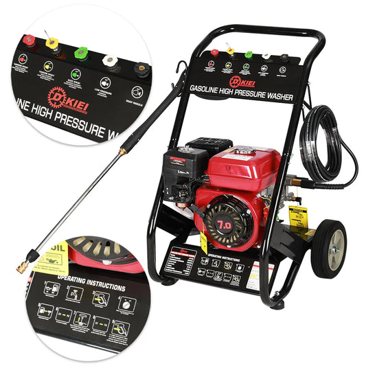 7 HP Petrol High Pressure Washer Engine Cleaner