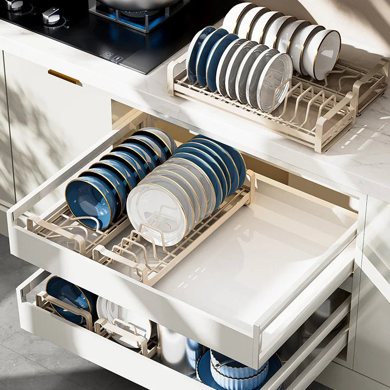 Multifunction Pull Out Cabinet Drawer Cabinet Organizer Fixed with Suction Cup, for Kitchen Bathroom Under Sink Home Organizer