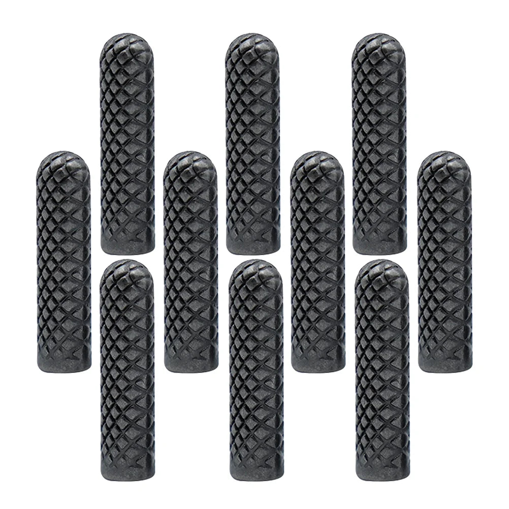 10 Pcs Wide Shoe Laces Ends Crimping Tool Caps for Hoodies Drawstring Tips Buckle Sneaker Personality